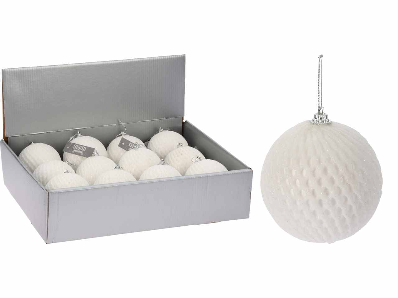 Sfera rete bianco d.80mm