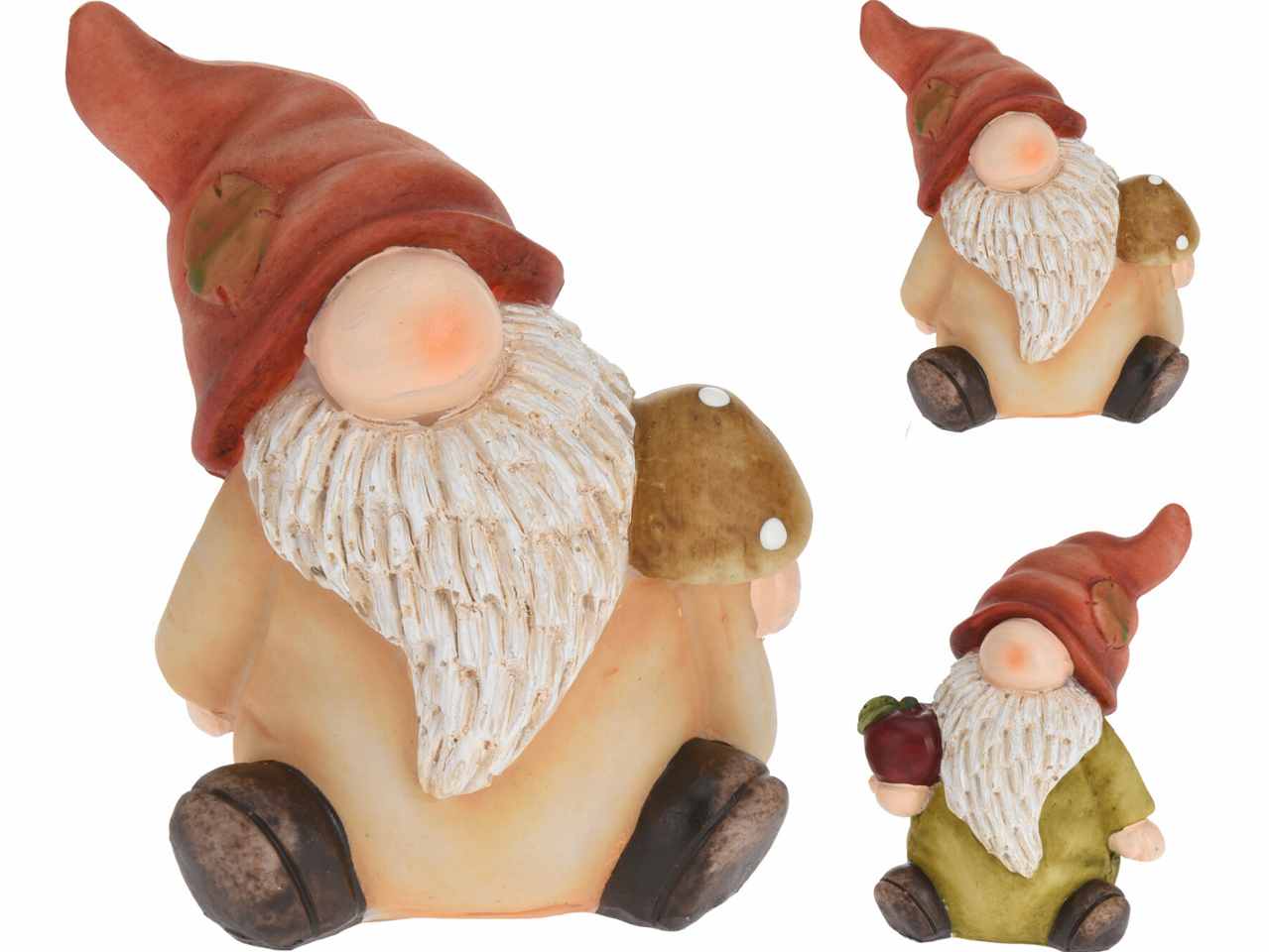 gnomo in resina 9x11cm