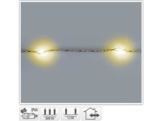 Catena luci 480led bianco caldo uso esterno ax9601320