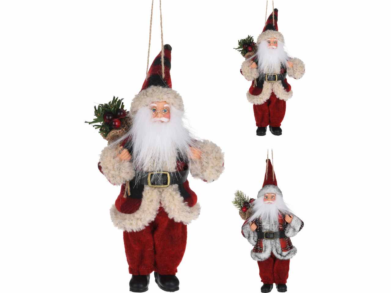 Appendino babbo pensile rosso 20cm