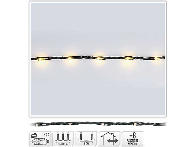Catena luci 1200led bianco caldo ax9620280