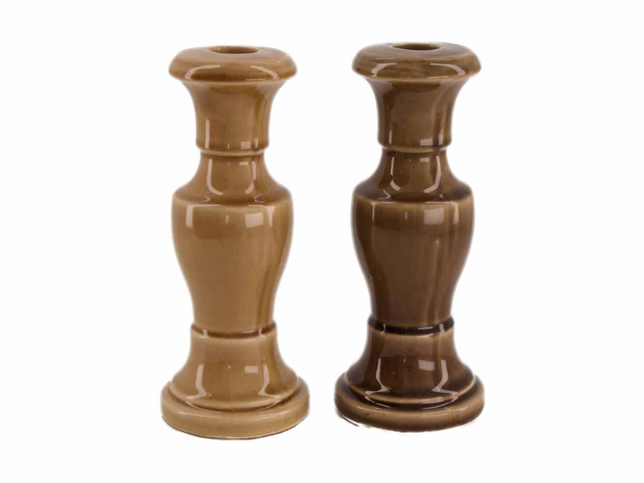 Portacandela ceramica 8,5x20 49118-292
