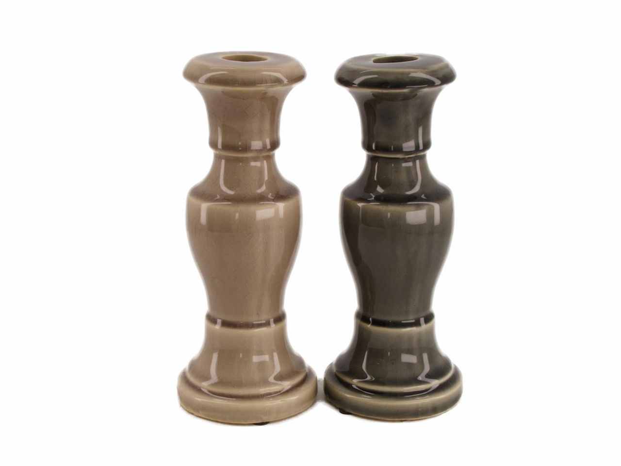 Portacandela ceramica 8,5x20 49118-195