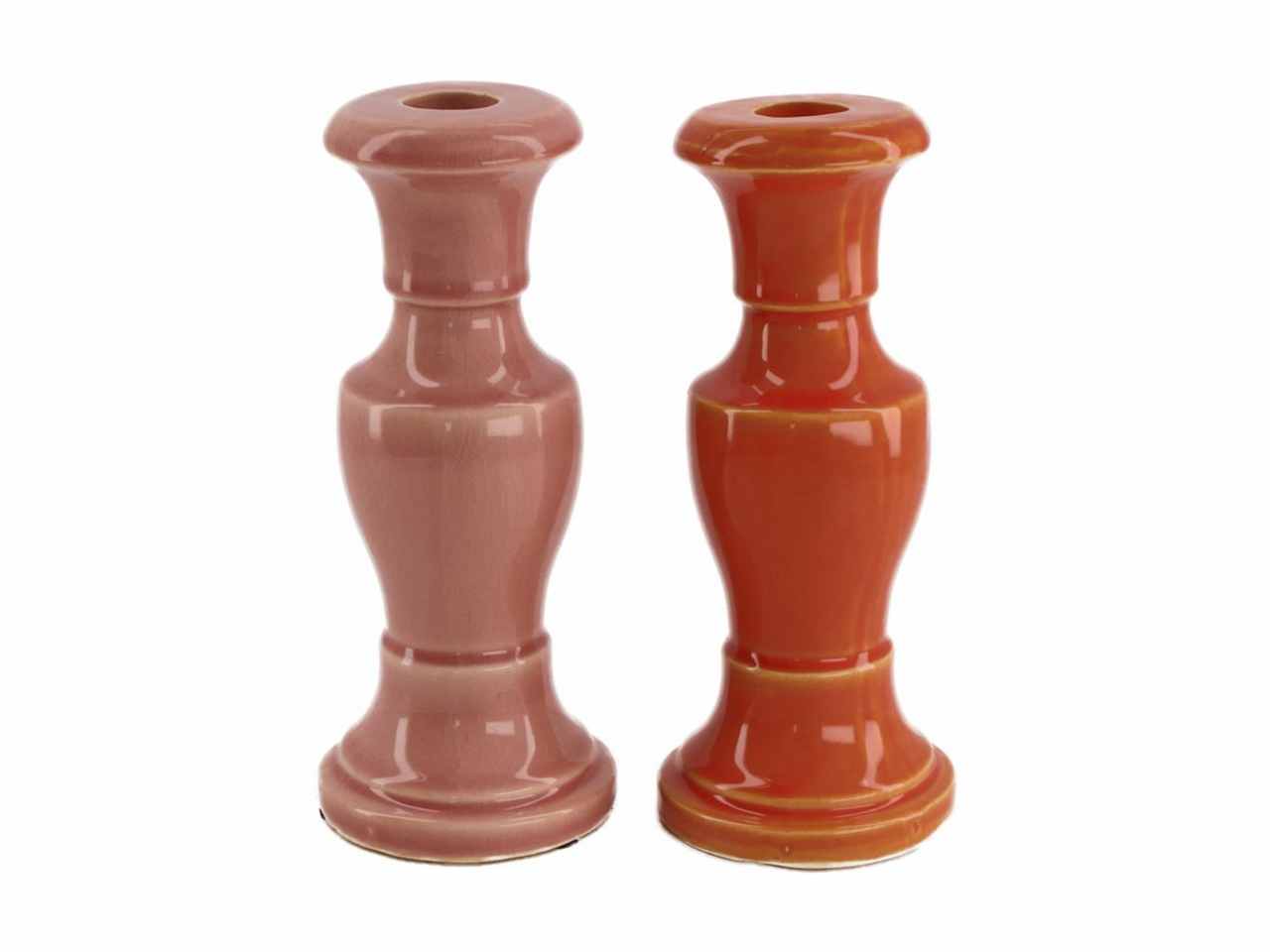Portacandela ceramica 8,5x20 49118-143