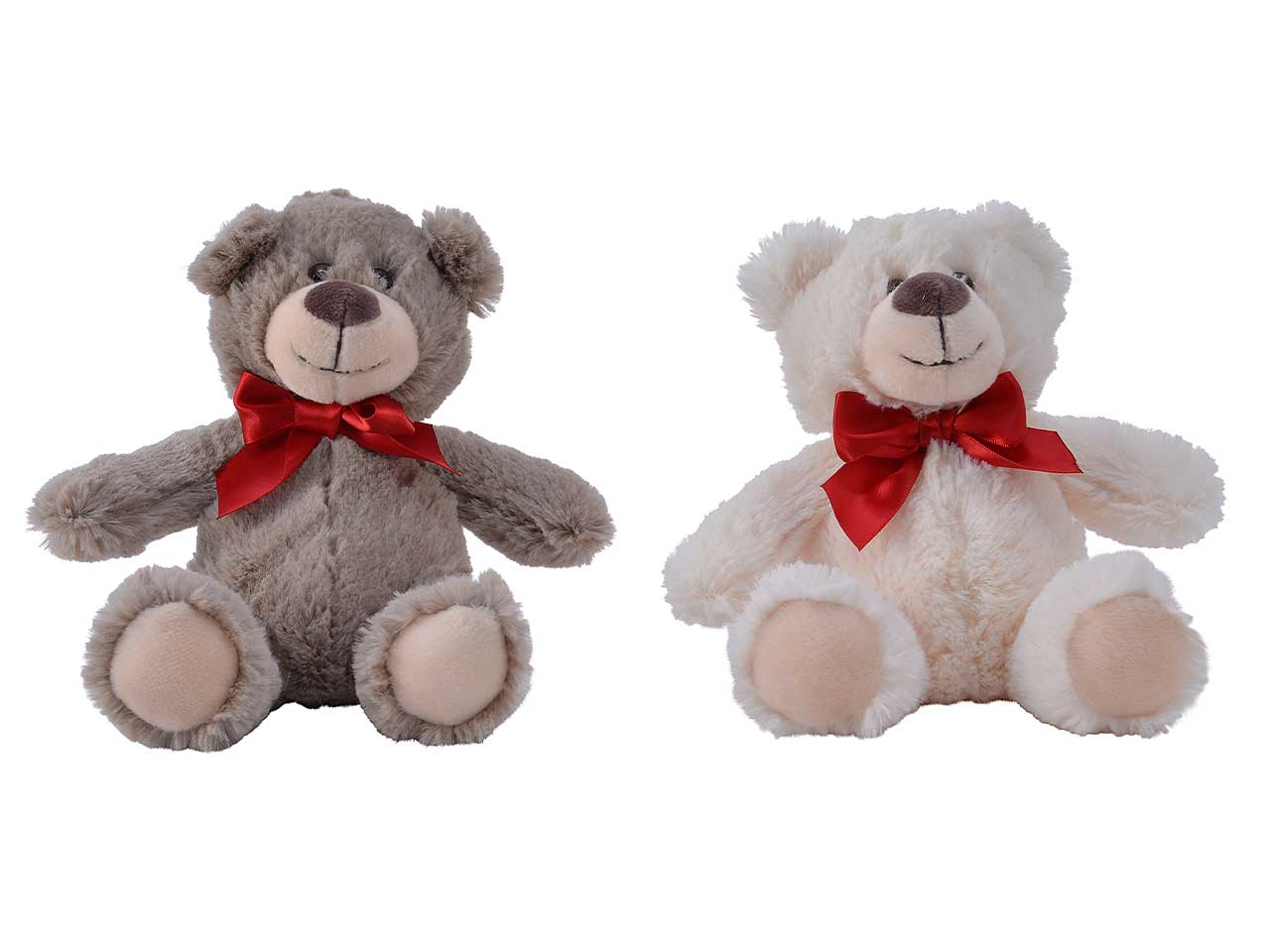 Peluche orso h.15cm c/fiocco 580050