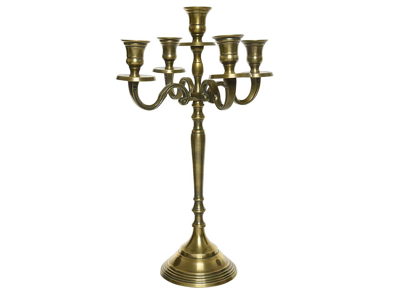 Candeliere 28xh40cm oro 391423