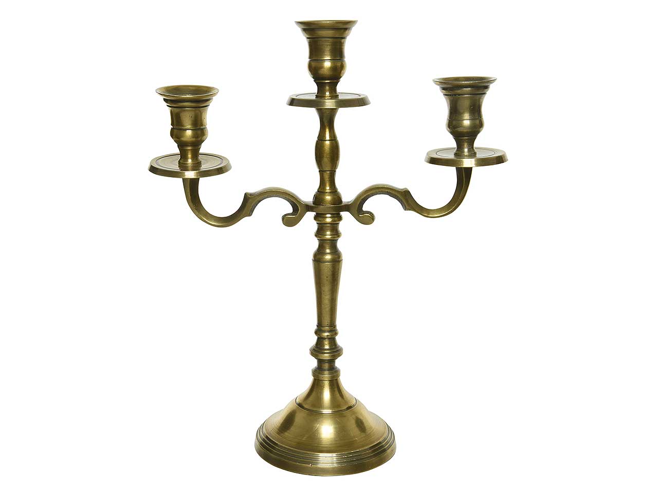 Candeliere 23xh30cm oro 391424