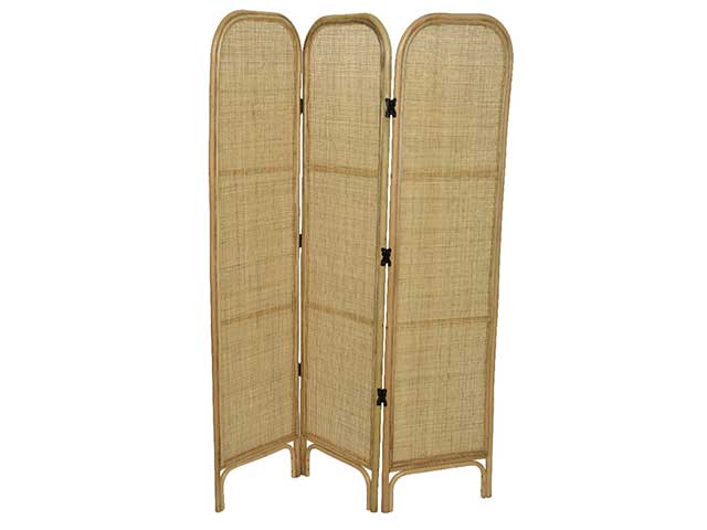 Paravento rattan naturale 827164
