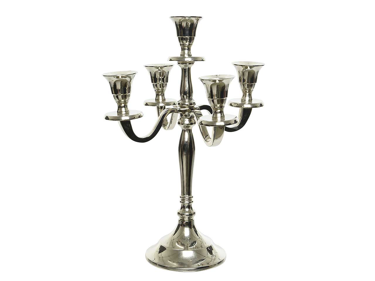 candeliere 20xh29,5cm argento 391356