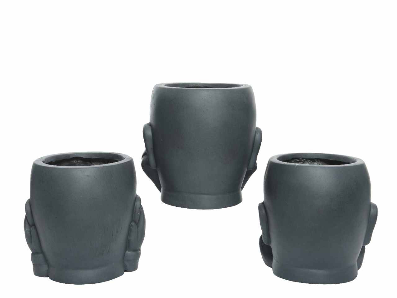 Vaso testa di buddha h.24cm 850547