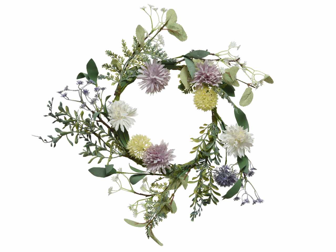 Ghirlanda fiori d.35xh.10cm 801378