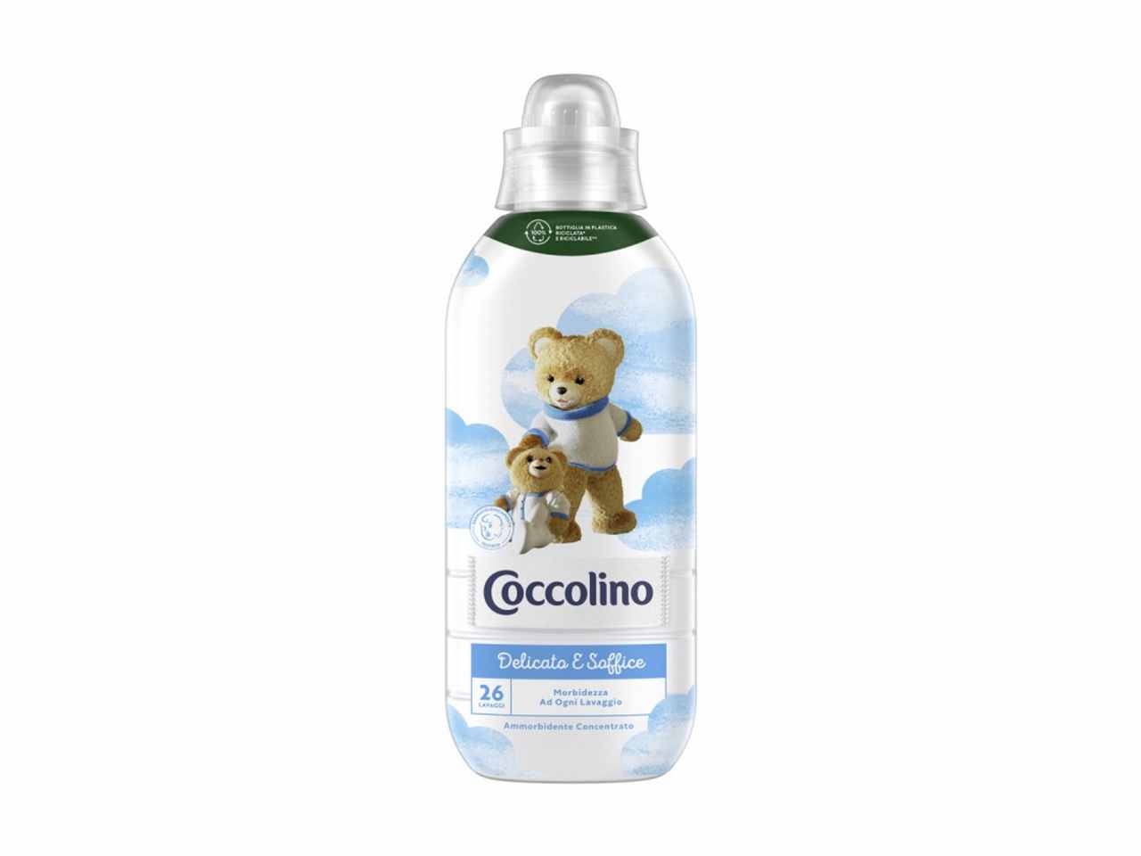 Coccolino ammorbidente concentrato 650ml 26 lavaggi profumazione delicato e soffice