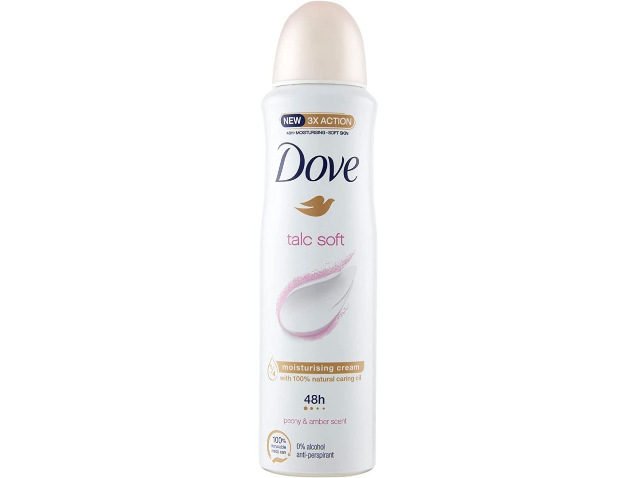 Dove talc soft deodorante spray 150ml 48h