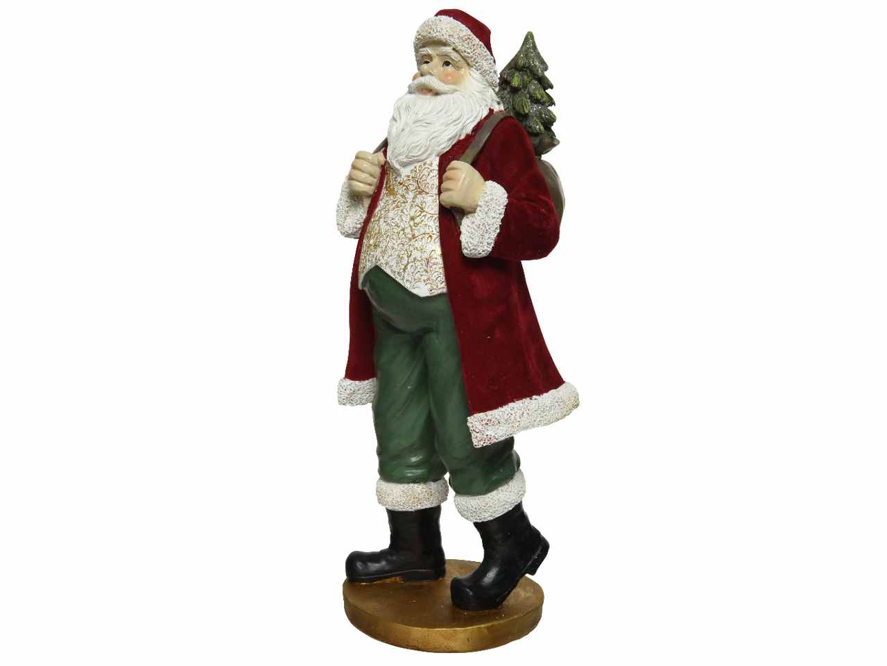 Babbo natale in poliresina 18x19,5x47cm