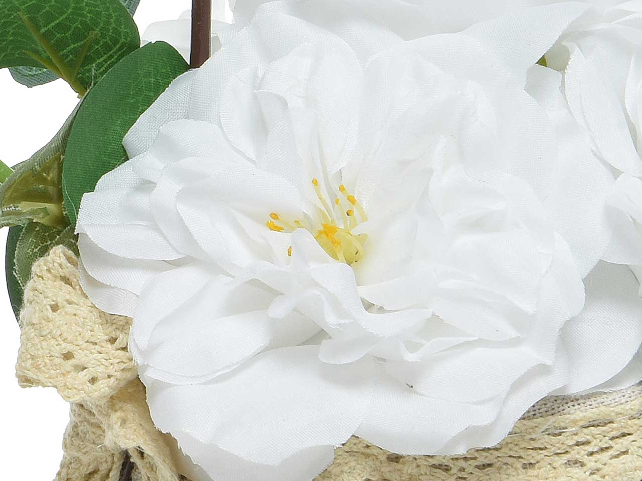 Rose con cesto h.24cm 804179