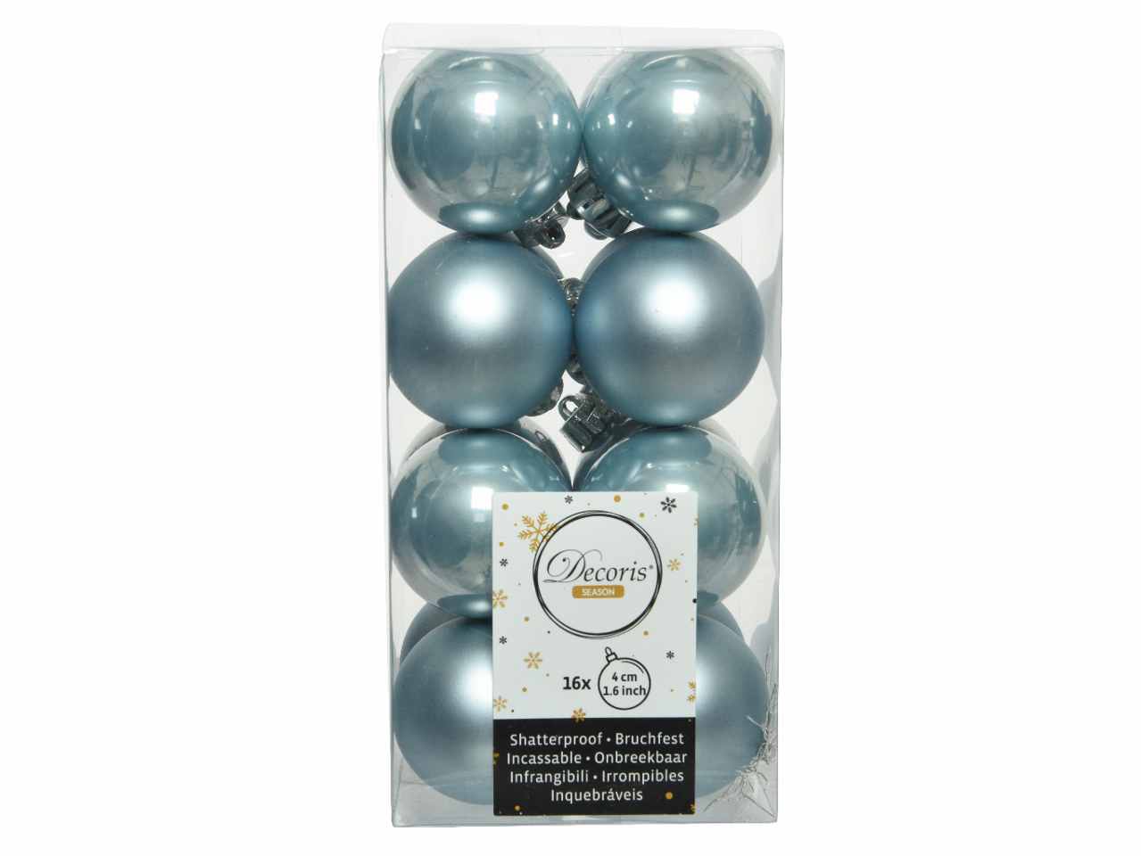Sfera d.4cm 16pezzi celeste