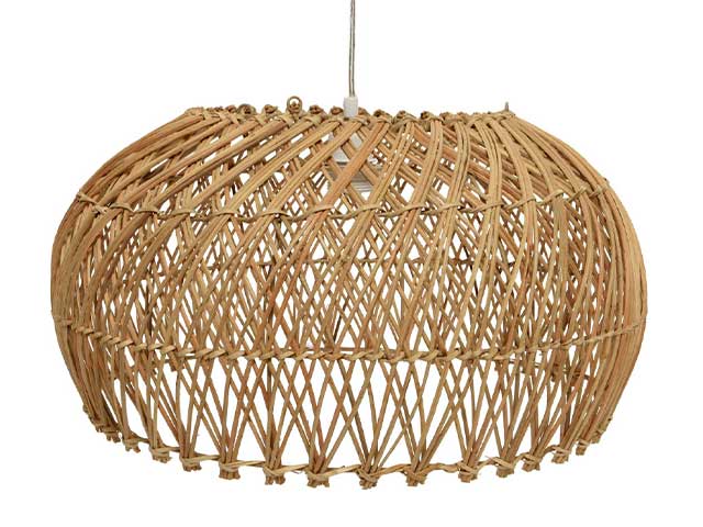 lampada in rattan naturale 802431