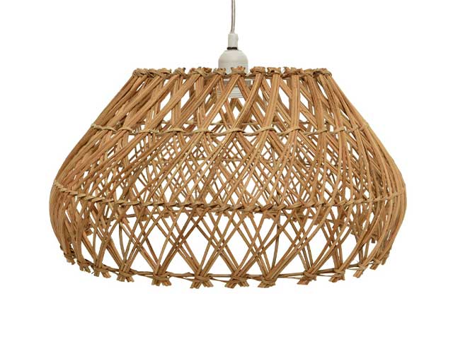 lampada in rattan naturale 802432