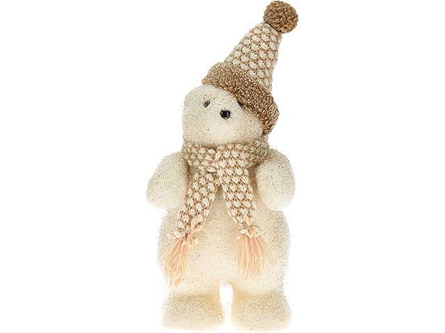 Orso 37cmcon sciarpa e cappello yzb005500