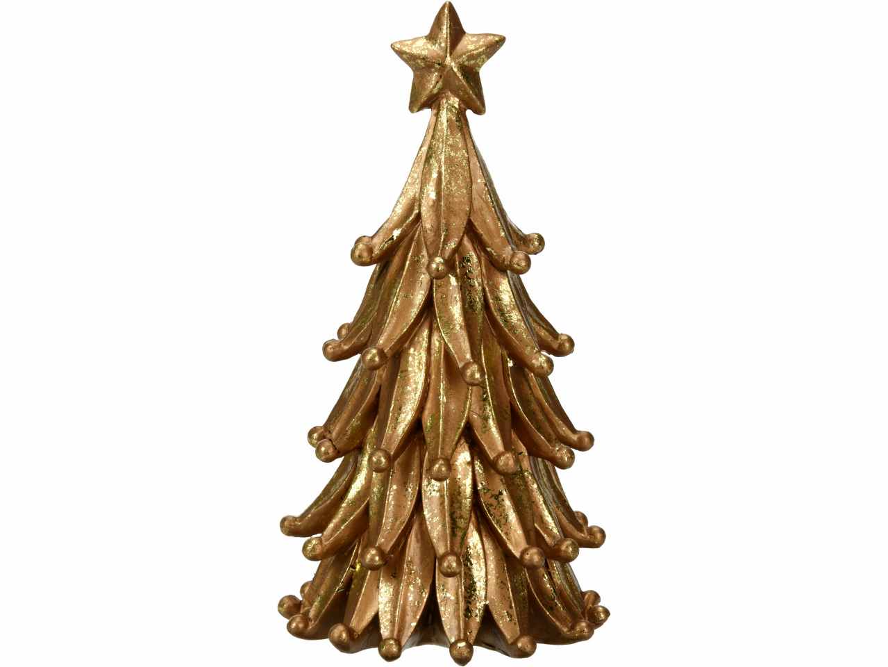 Albero in resina oro 11x21cm