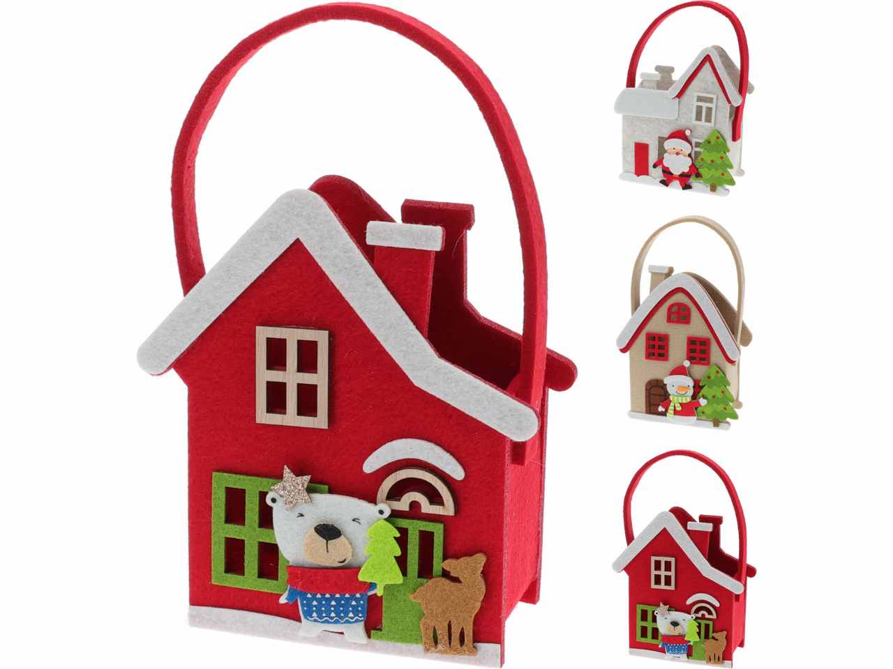Borsa in feltro casa natale 20cm