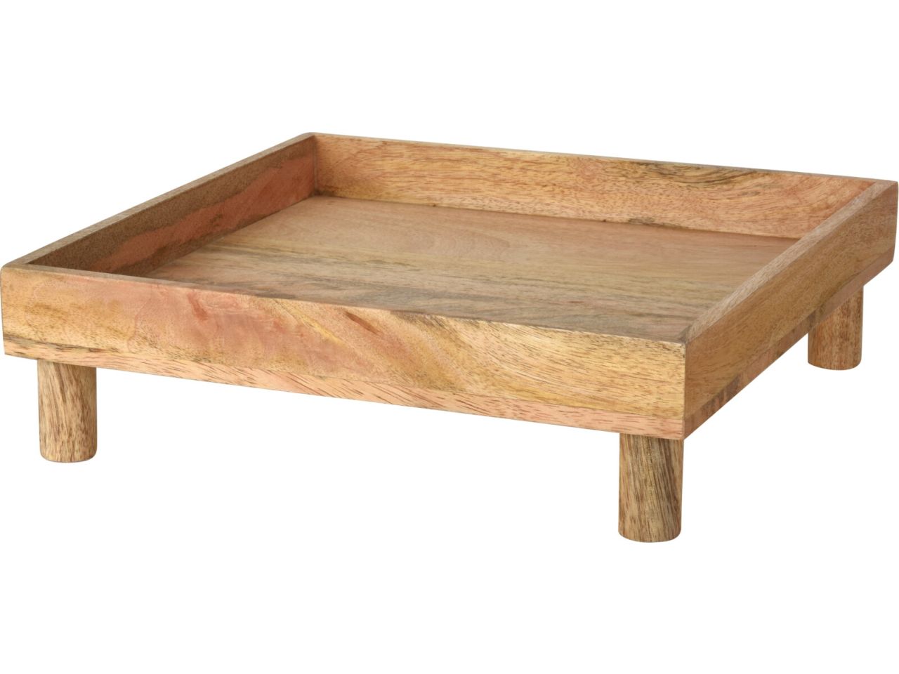 Vassoio in legno naturale misura 30x30cm