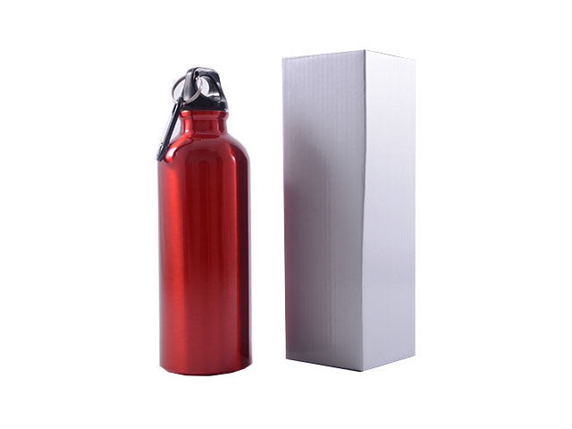 Borraccia 500ml rossa all./plas. s26265