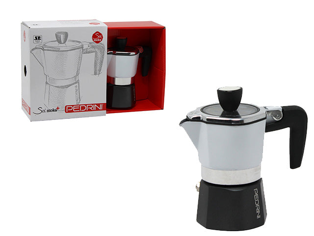 caffettiera nera/bianca 1tz 02cf054