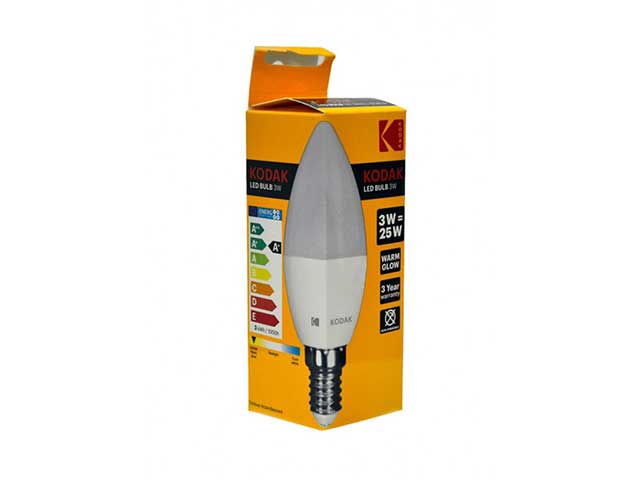 Lampada candle led 3w b.caldo 30415553