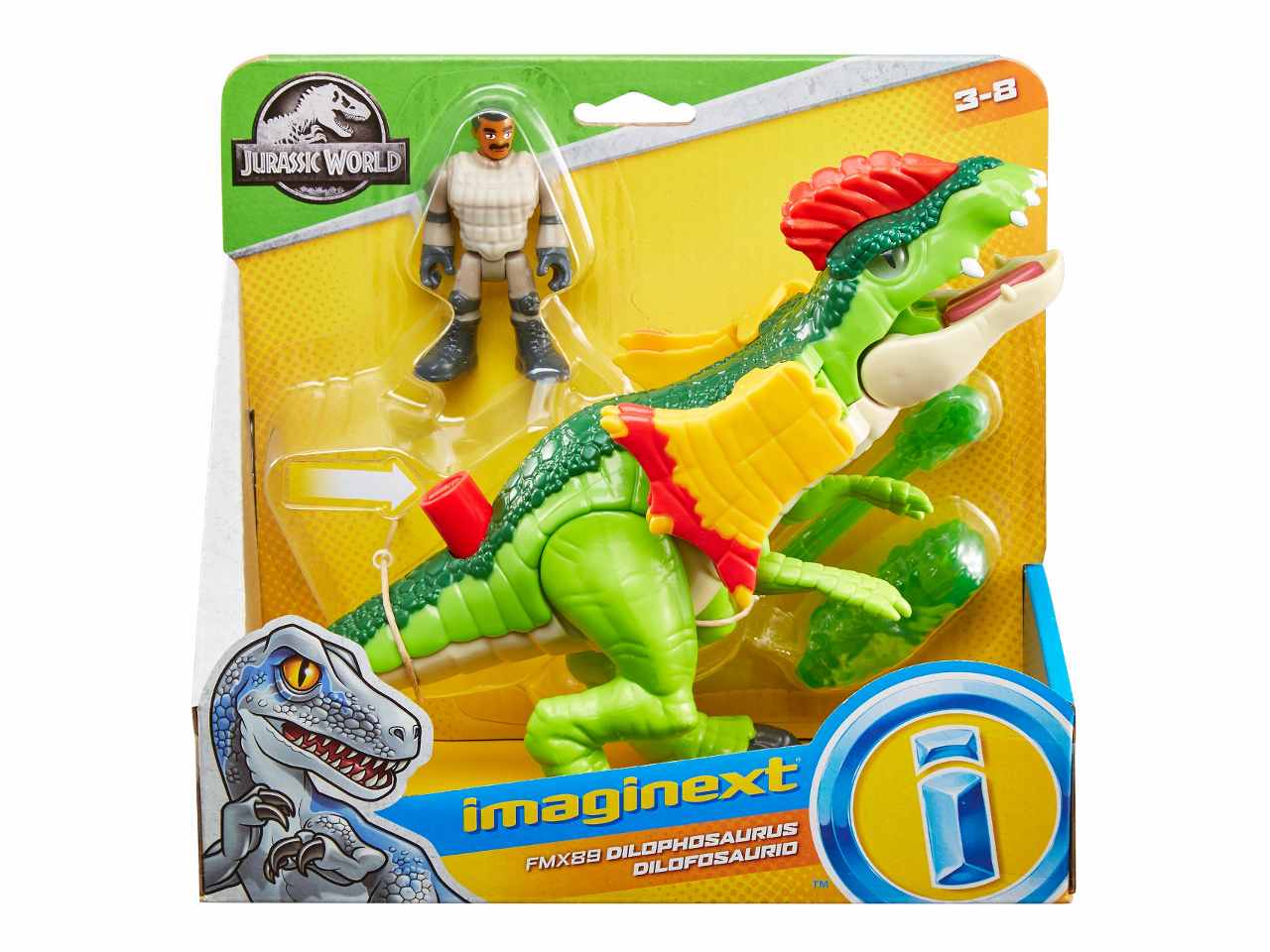 Jurassic w. personaggio + dinosauro ass fmx88