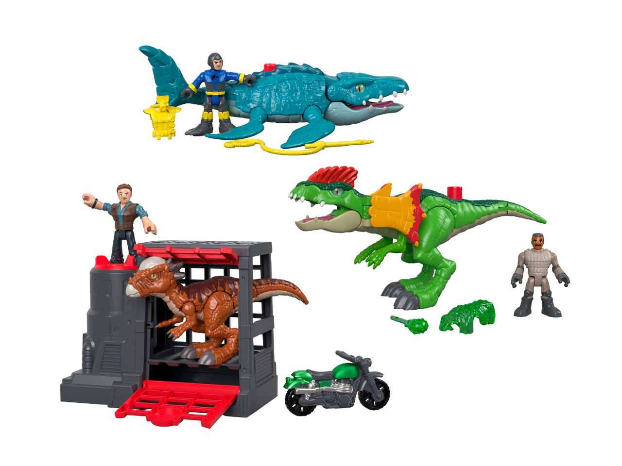 Jurassic w. personaggio + dinosauro ass fmx88