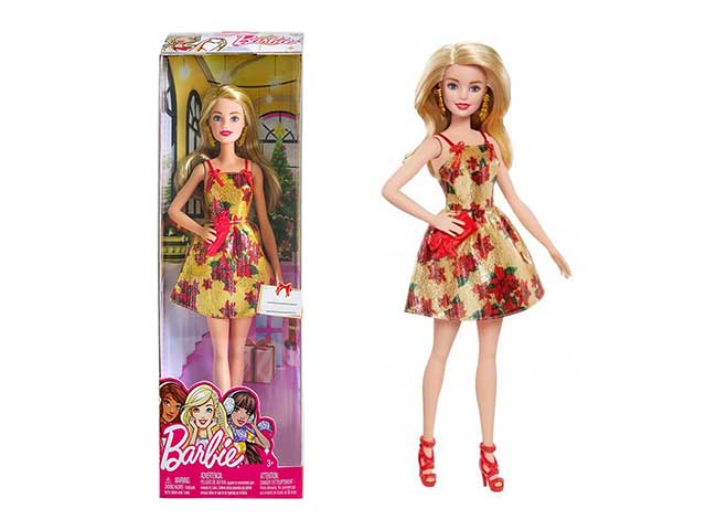 barbie holiday mfftf78 $