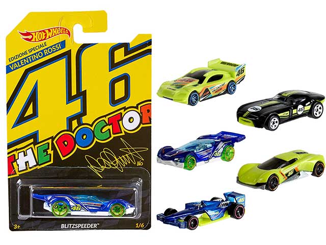 Hot wheels auto valentino rossi fwr10