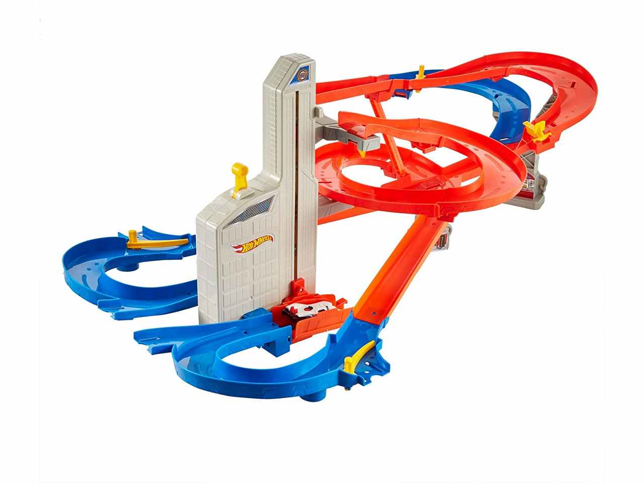 Hot wheels auto lift expressway+5auto fxn21
