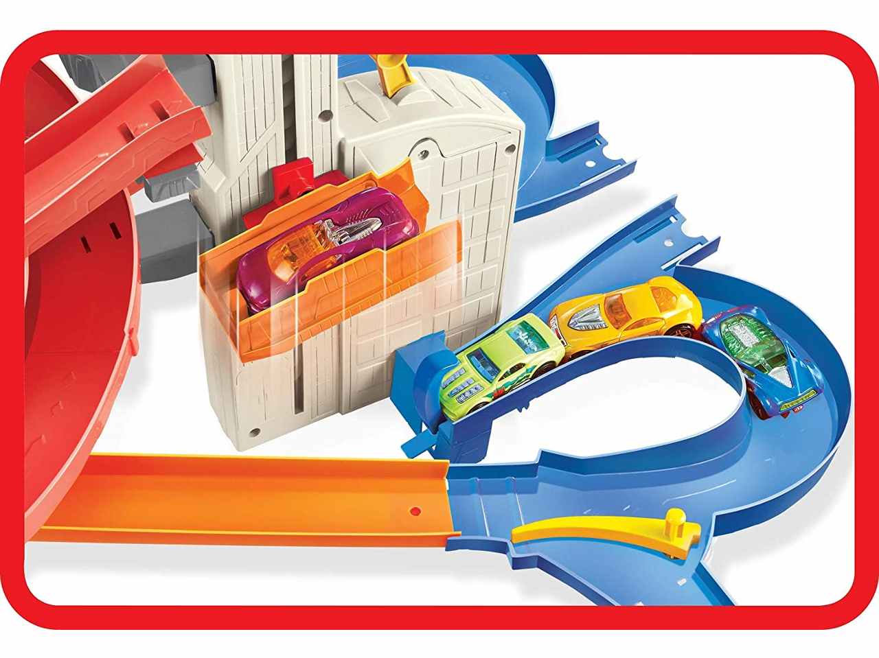 Hot wheels auto lift expressway+5auto fxn21