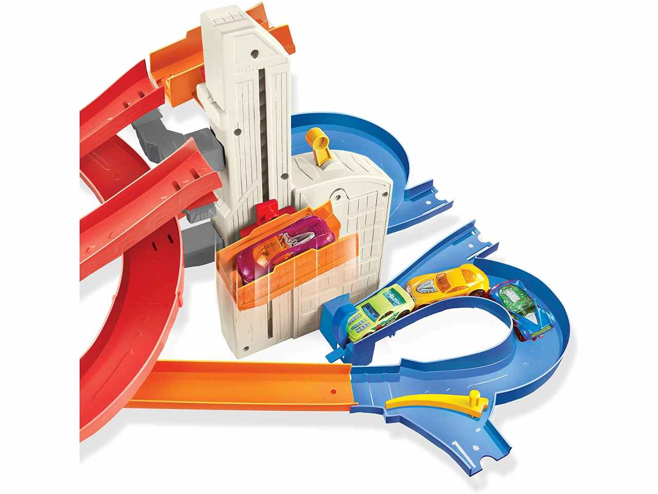 Hot wheels auto lift expressway+5auto fxn21