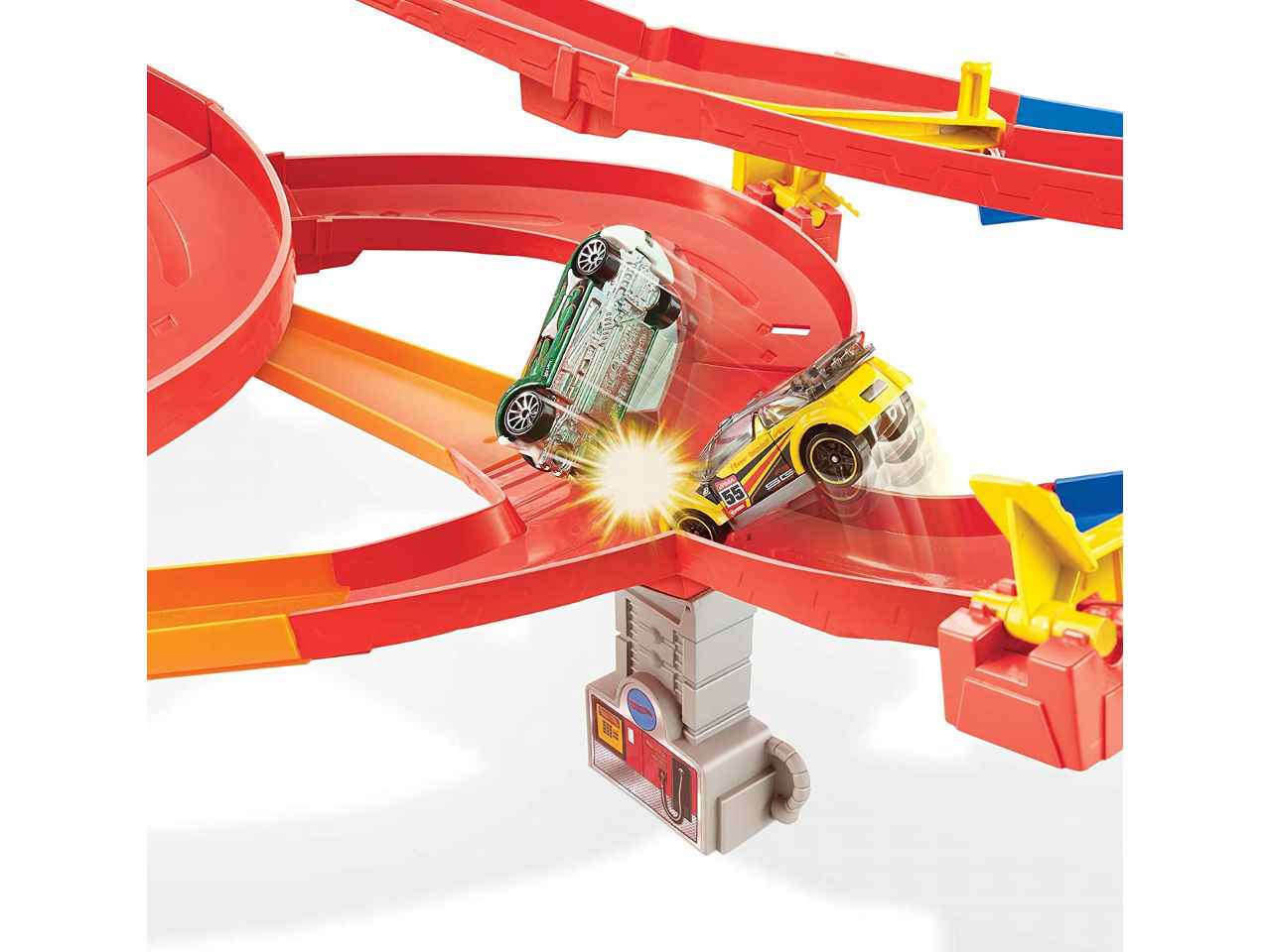 Hot wheels auto lift expressway+5auto fxn21