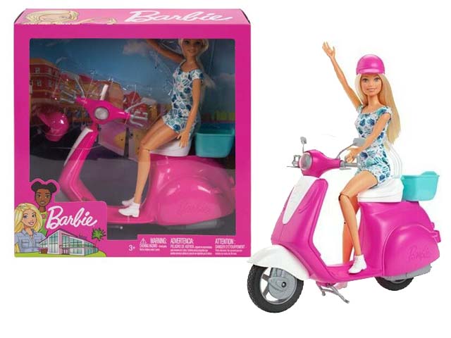 Barbie doll scooter gbk85