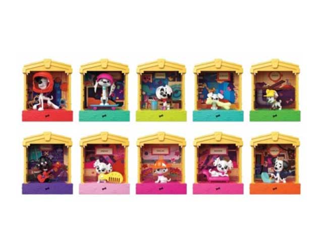 Disney 101d cagnolini c/casetta gbm26$