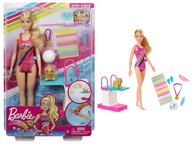 Barbie dreamhouse nuotatrice ghk23-0 $