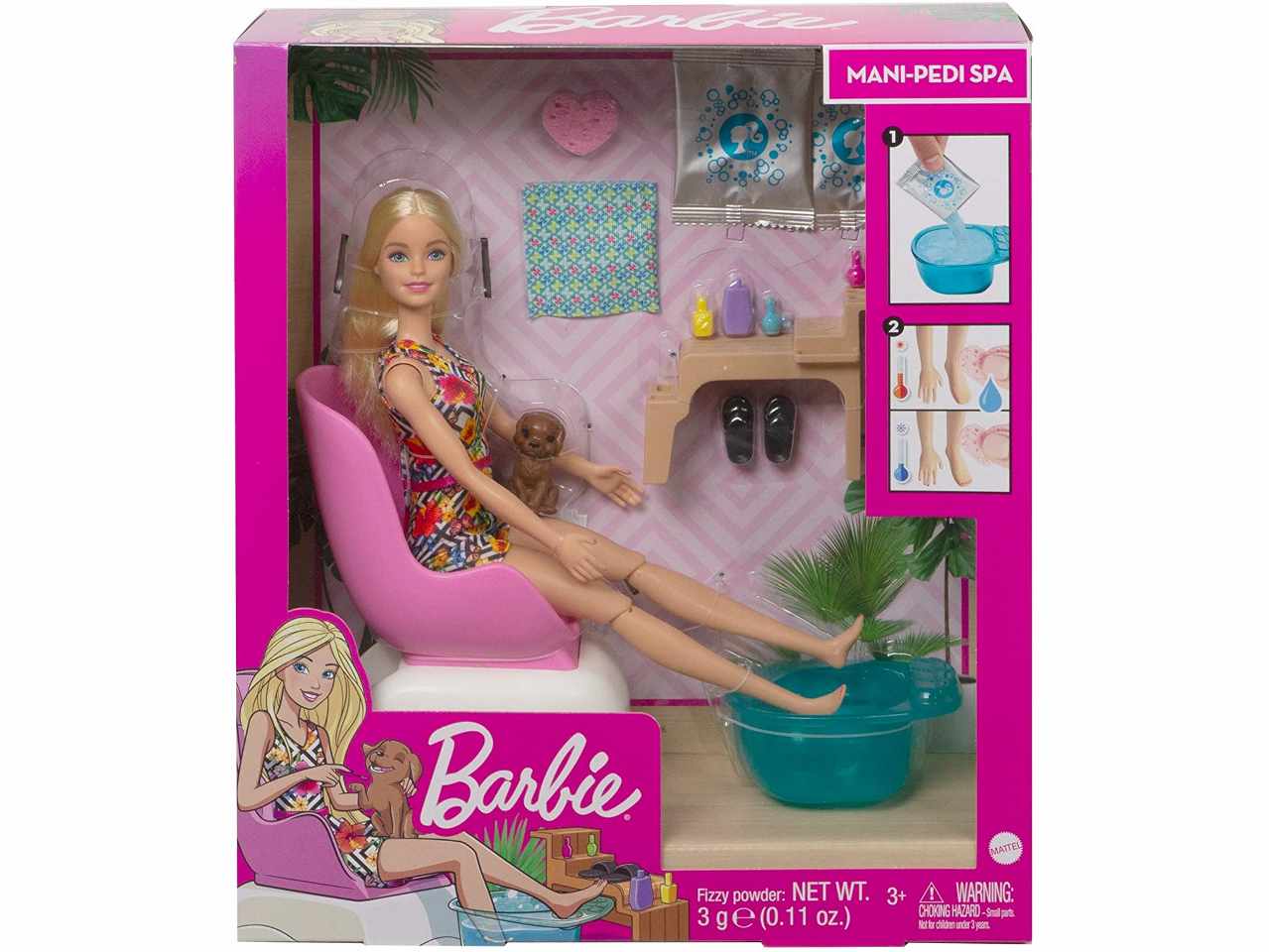 barbie wellness spa playset ghn07