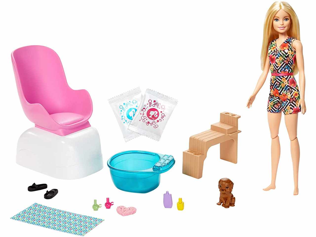 barbie wellness spa playset ghn07