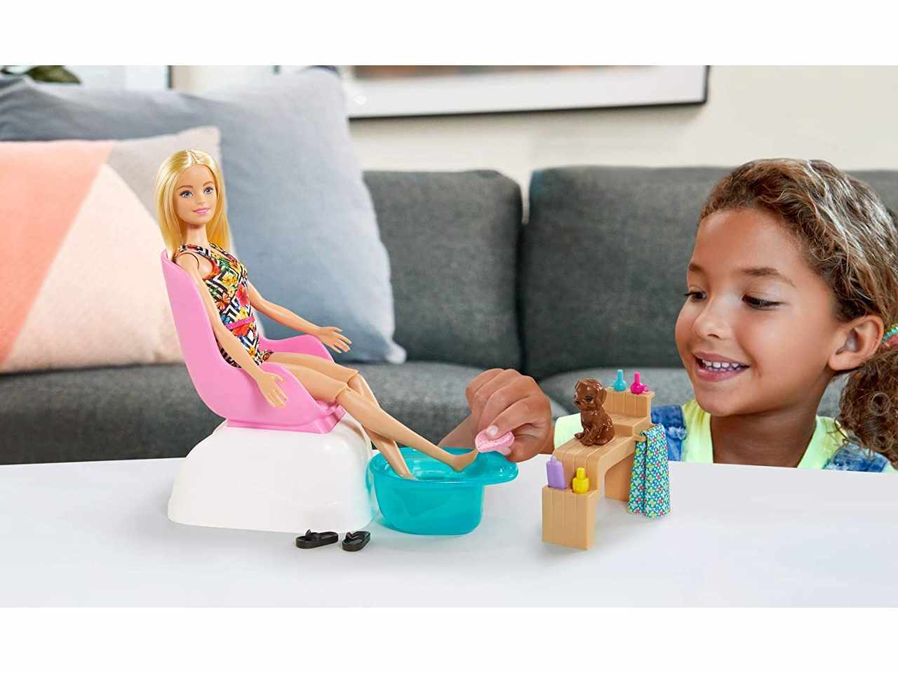 barbie wellness spa playset ghn07