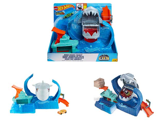 hot wheels city robo-squalo gjl12