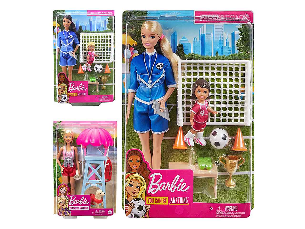 Barbie allenatrice di calcio glm47