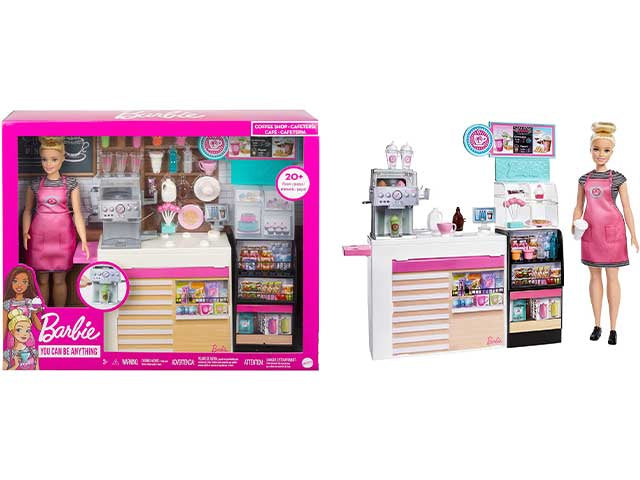 Barbie carriere coffee shop gmw03-0