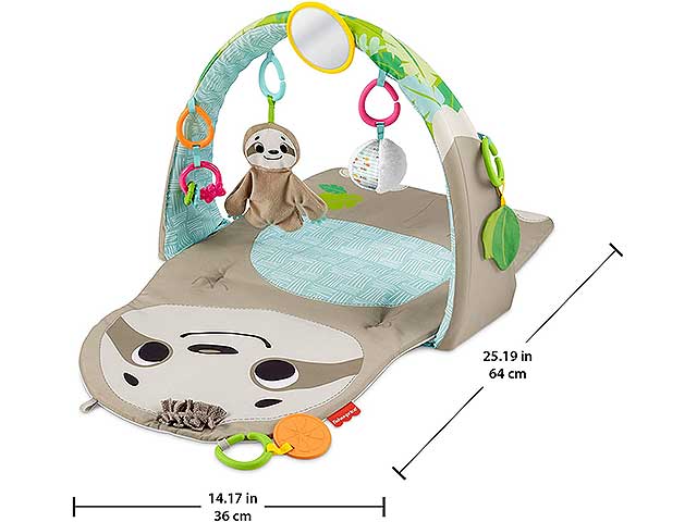 fisher price luiaard activity center gn