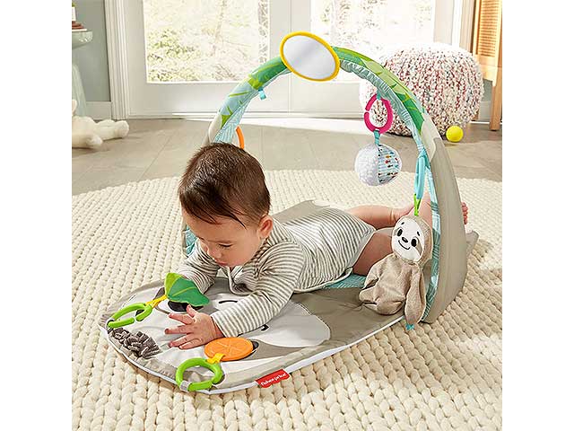 fisher price luiaard activity center gn