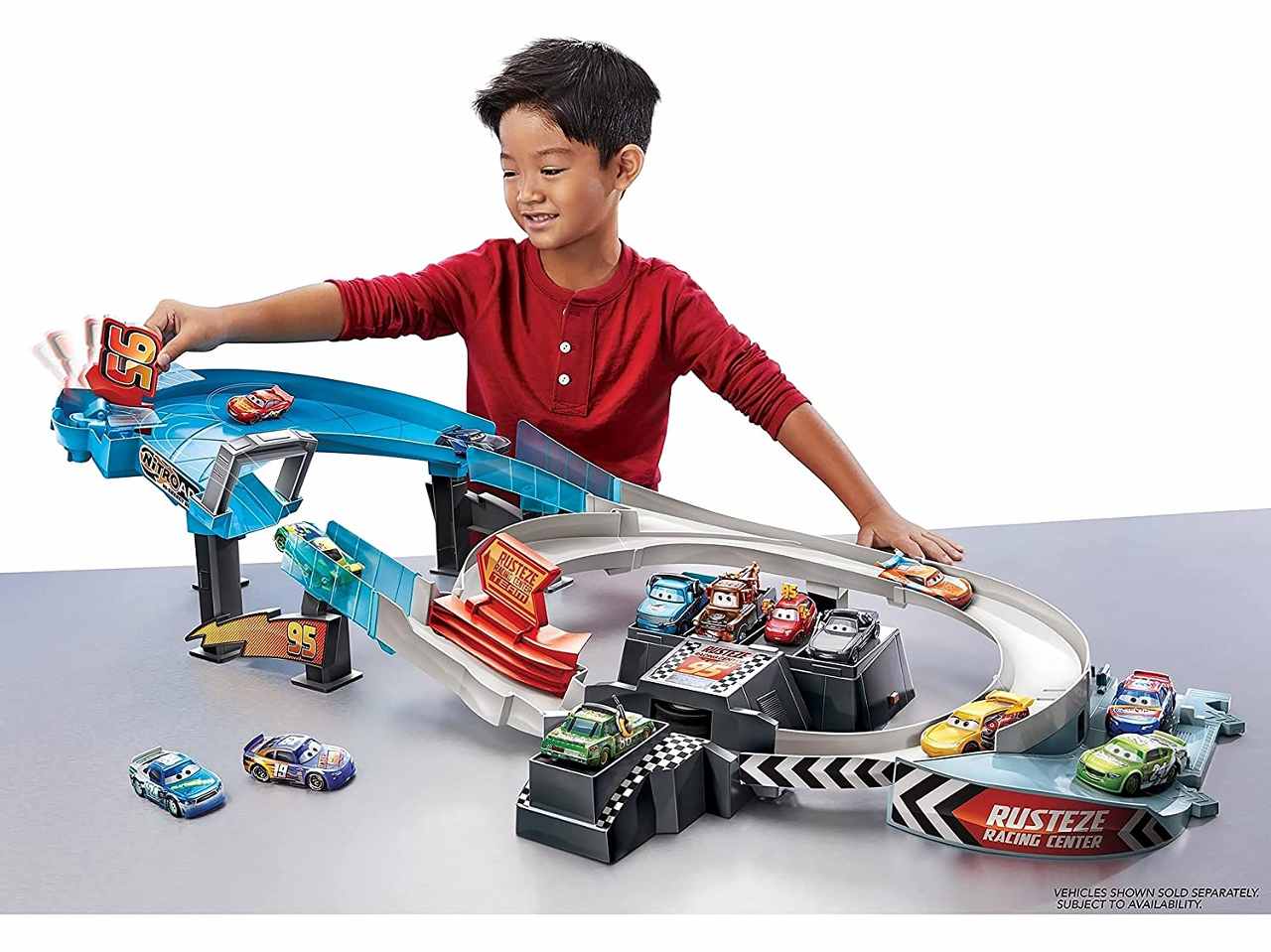 Cars rusteze 95 boosted race track gnw06