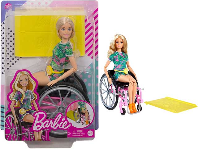 Barbie sedia a rotelle grb93